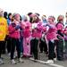 Young girls line up at the start of the Girls on the Run 5k in Ypsilanti on Sunday.